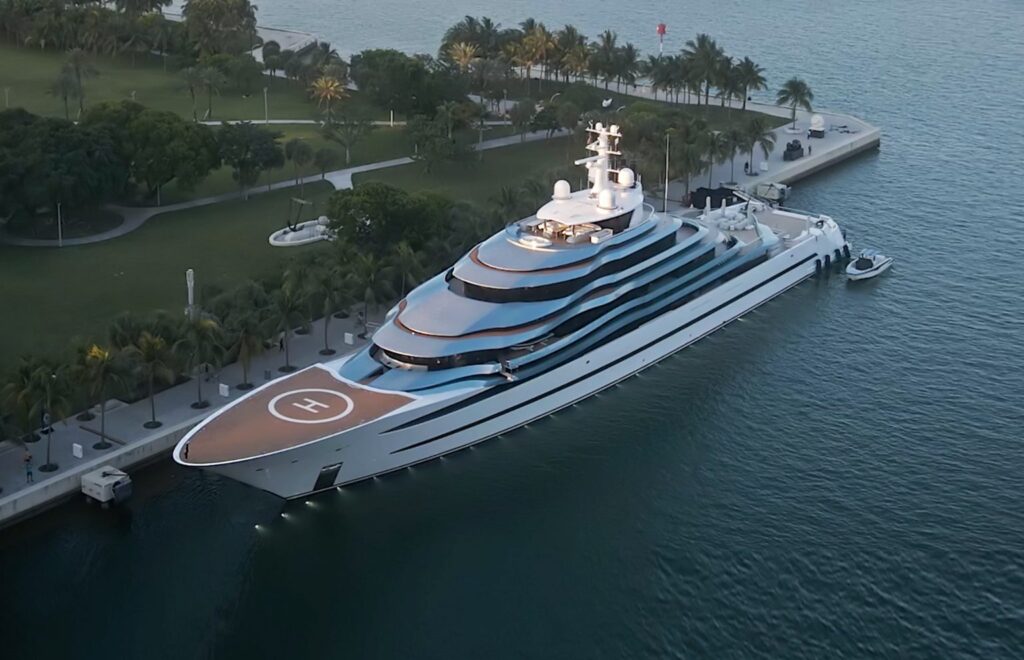 $300 Million Walmart Heiress Megayacht KAOS by Oceanco